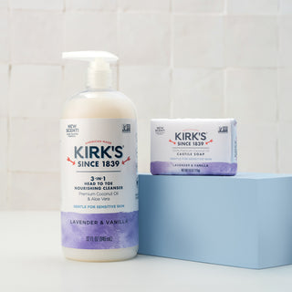 Lavender & Vanilla - 3-in-1 Head To Toe Nourishing Cleanser